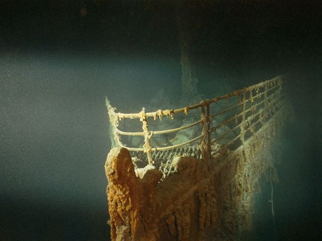 Ledovec, potápěčský Titanic