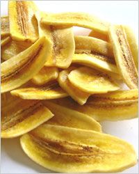 banană чипсы в духовке