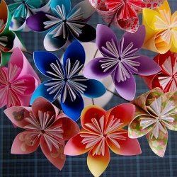 Květiny из бумаги