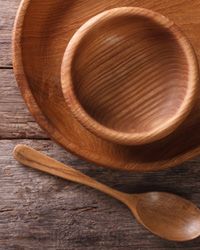 Dřevo посуда
