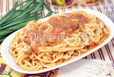 Fettuccini с томатным соусом