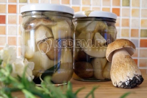 Marinované белые грибы «Закусочные»