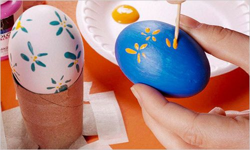 Cum poate покрасить яйца: новые идеи