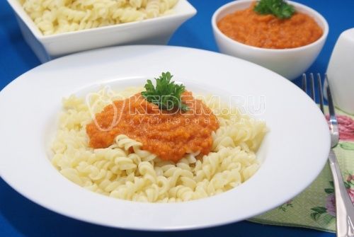vegetabilsk соус с томатами к пасте