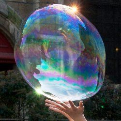 Hvordan kan det сделать огромные мыльные пузыри