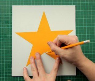 Wie man einen Stern mit eigenen Händen macht