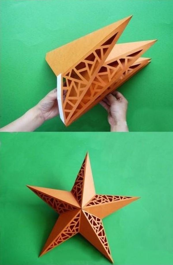 Como fazer uma estrela com suas próprias mãos