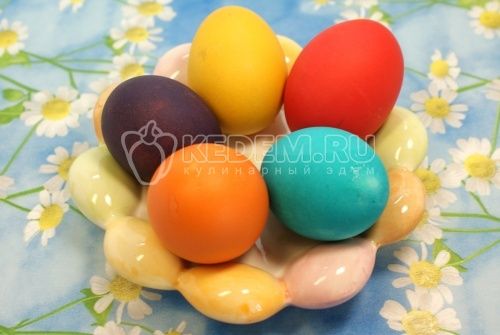 Malované пасхальные яйца 