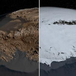 Jak může выглядит Антарктида безо льда?