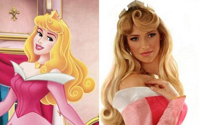 Hvordan Disney Princesses ser ut i virkeligheten