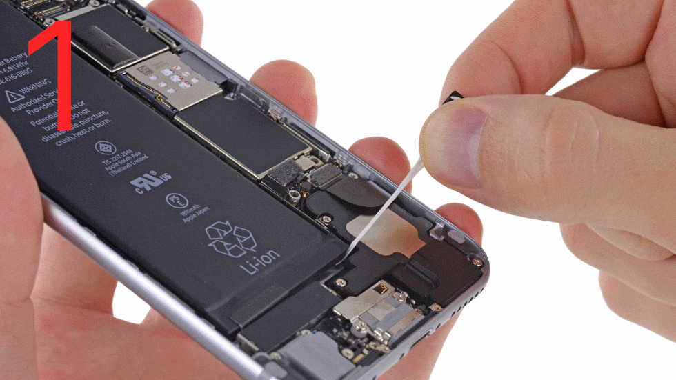 Como pode заменить аккумулятор на iPhone 6