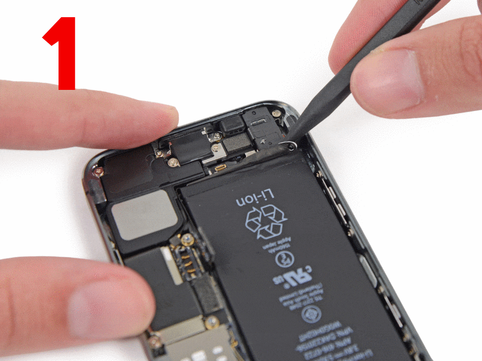 Como pode заменить аккумулятор на iPhone 5s (2)