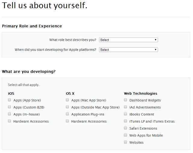 Cum poate зарегистрировать аккаунт разработчика Apple?