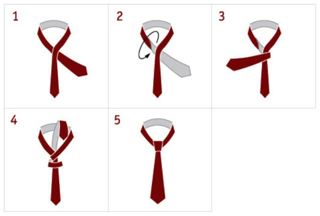 Wie man eine weibliche Krawatte bindet