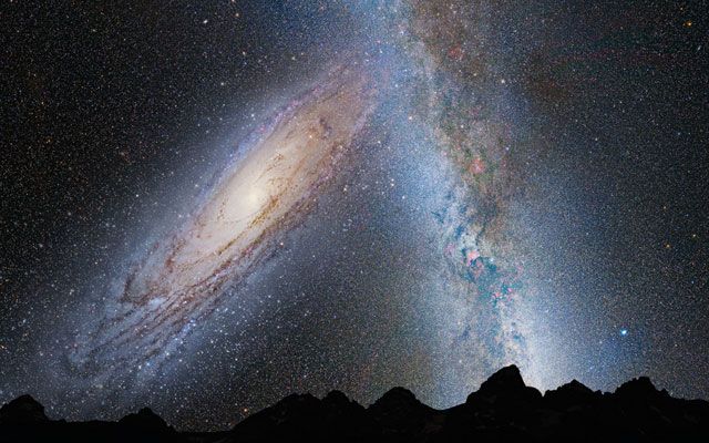 Wie groß ist die Entfernung zur nächsten Galaxie?