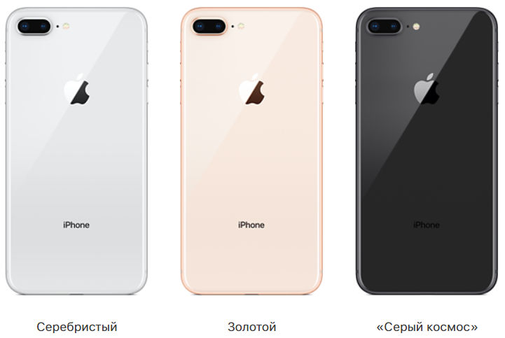 Což цвет iPhone 8 или iPhone 8 Plus выбрать