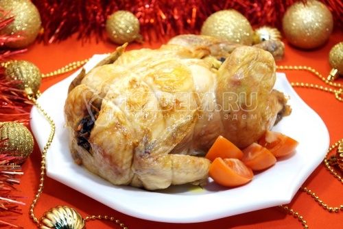 Plněné курица «Праздничная»