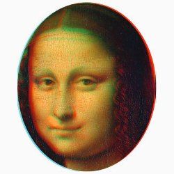 "Mona Lisa" este prima imagine 3D vreodată