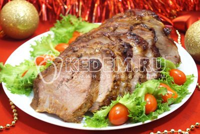 Mięso в духовке «Новогодний пир» 