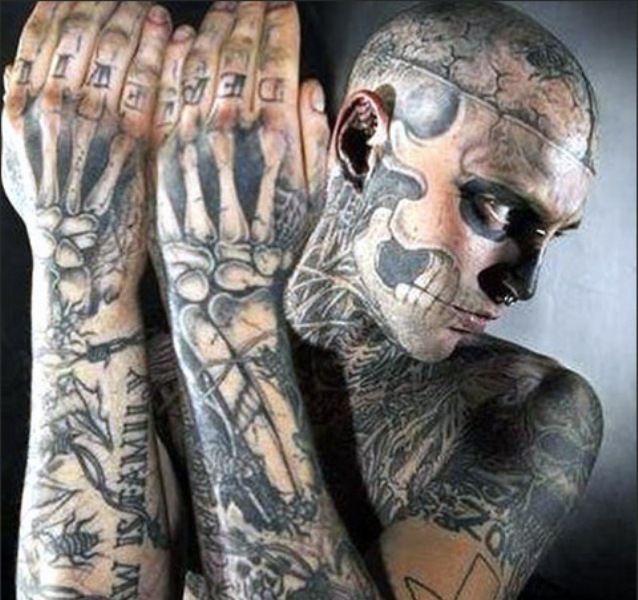 Neobvyklé skutečnosti o tetování a nejvíce tetované osoby na světě