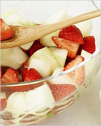 frukt салат с йогуртом