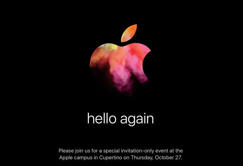 offisielt: презентация Apple состоится 27 октября