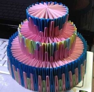 Origami dort z modulů