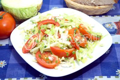 vegetabilsk салат с ревенем «Рэнди»