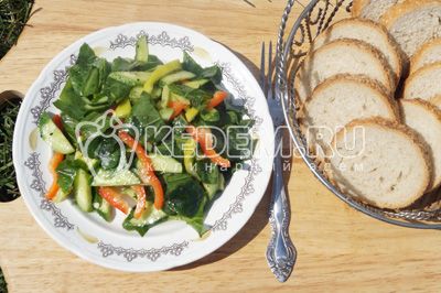 Vegetal салат со щавелем