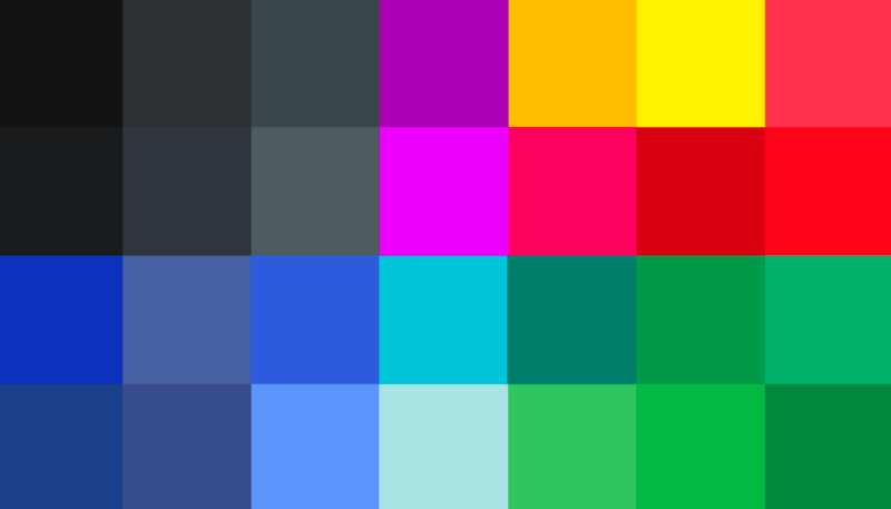 Wir wählen aus цветовые схемы для сайта на iPhone и iPad