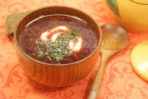 Rote-Bete-Suppe домашний