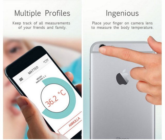 Aplikace для iOS научилось мерить температуру используя камеру устройства