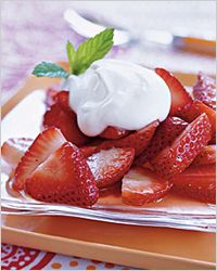 Jahodový krém десерт «Romanoff Strawberries»