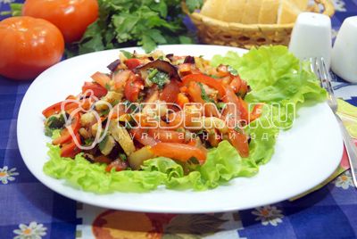 salat с баклажанами «Летний восторг» 