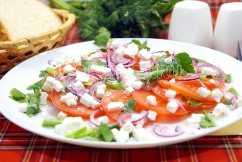 Salat с брынзой и помидорами Дианта