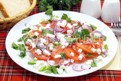 Salat с брынзой и помидорами «Дианта»