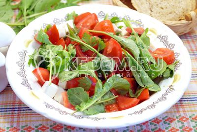salat с рукколой «Аннет» 
