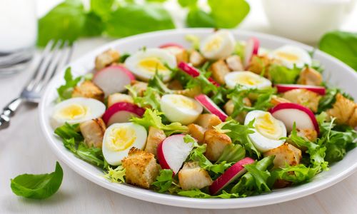 salate из редиса с овощами