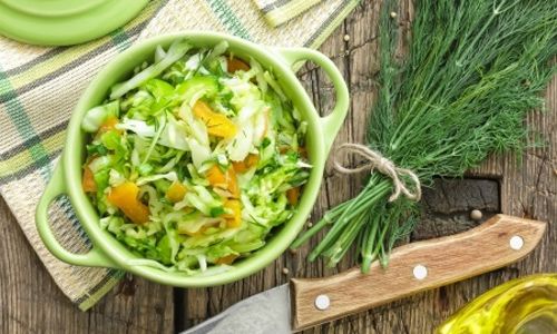 salate из свежей капусты
