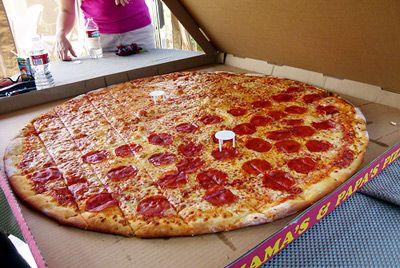Das meiste большая пицца в мире
