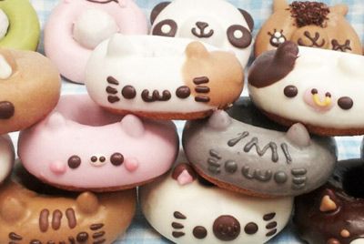 Das meiste милые пончики делают в Японии