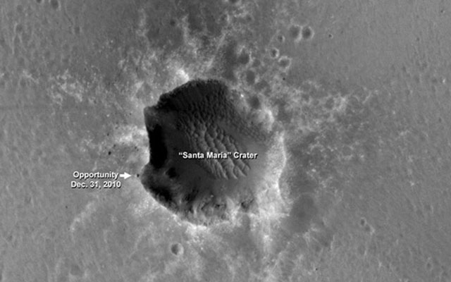 Nejvíce neobvyklé krátery na Marsu