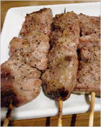 Shish kebab из мяса и ливера