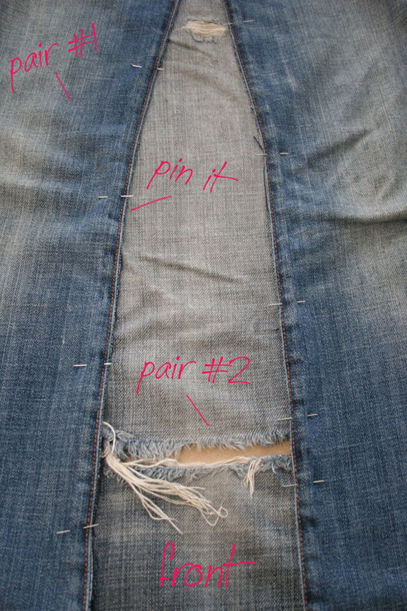 Gamle jeans: et nytt liv