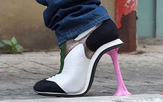 Merkelig mote: designer sko som får deg til å smile