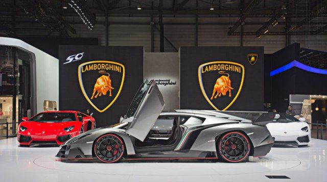 Super-drogie supersamochody Lamborghini i Ferrari na Geneva Motor Show
