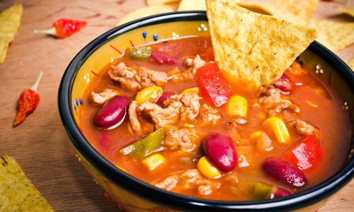 Bohne суп по-мексикански