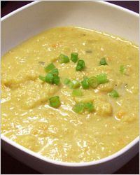 cheesy суп-пюре из цветной капусты
