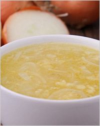 suppe картофельный с плавленым сыром и перловкой