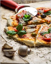 pizza с оливками